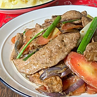 #憋在家里吃什么#胡萝卜炒猪肝的做法图解9