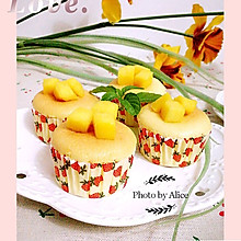 淡奶油芒果蛋糕+#博世红钻家厨#