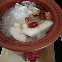 雪梨炖百合莲子的做法图解3