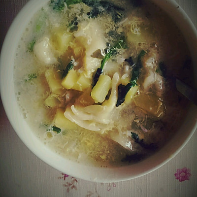 冬季暖胃疙瘩汤