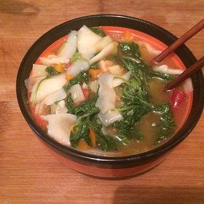 揪片子汤饭