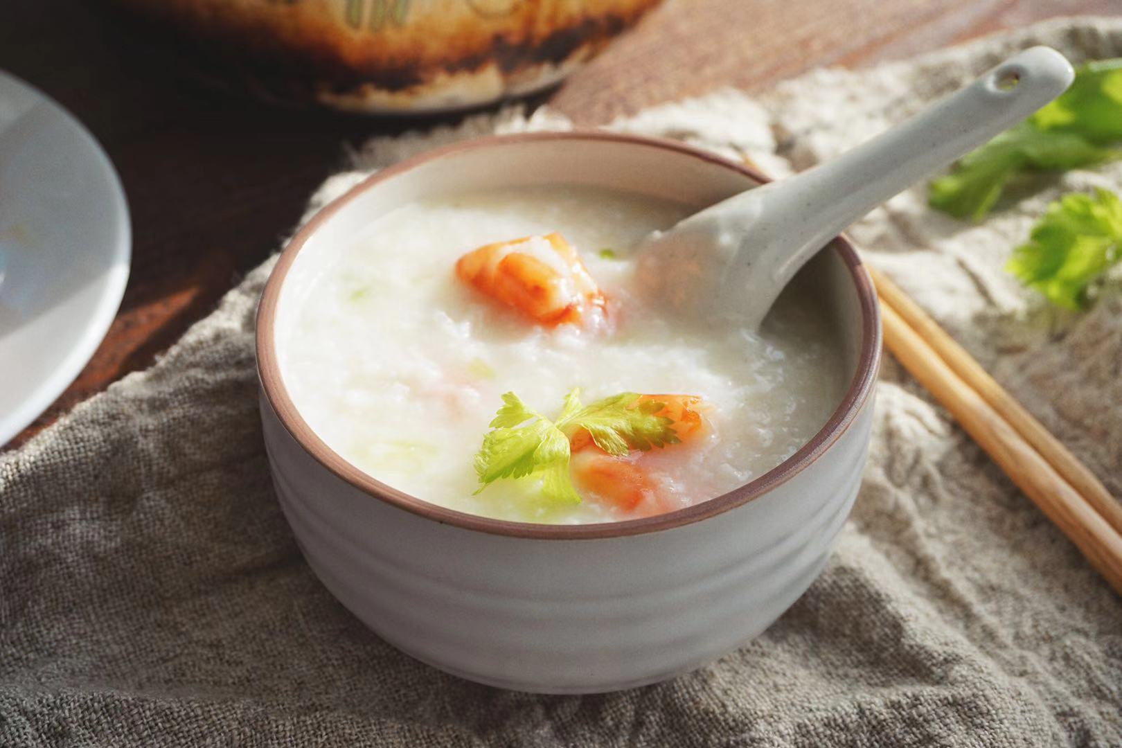 This is how the congee is made.