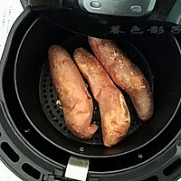 #全电厨王料理挑战赛热力开战！#空气炸锅烤红薯的做法图解5