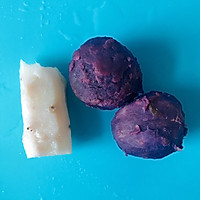 紫薯山药奶昔的做法图解1
