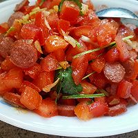 番茄臘腸沙拉的做法图解5