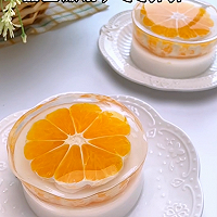 炫不完的橘子，用来做蜜桔牛奶果冻，清爽Q弹的做法图解9