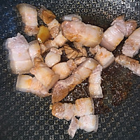 红烧肉炖豆角干的做法图解4