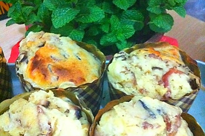 咸味培根香菇马芬