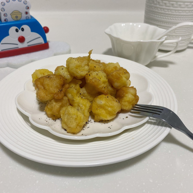炸扇贝丁的做法