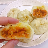 胡萝卜牛肉馅包子的做法图解7