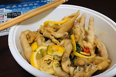 自制柠檬鸡爪简单又好吃