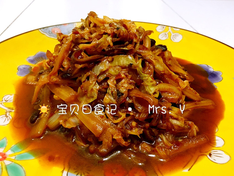 辣炒白菜的做法