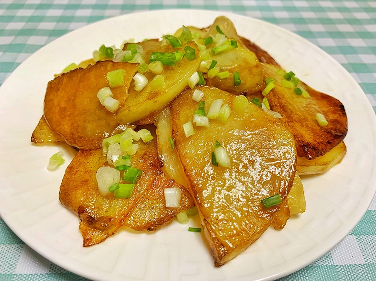 香炒土豆片的做法
