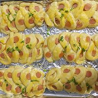 入门级*葱香火腿面包的做法图解10
