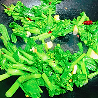 清炒油菜苔的做法图解6