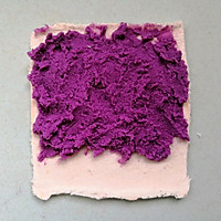 烤箱极简美食 | 紫薯芝士吐司卷，吐司片花样吃法的做法图解4