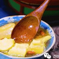 虫草花干贝新西兰花胶汤的做法图解4