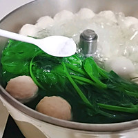 虾丸魔芋丝汤#白色情人节限定美味#的做法图解5