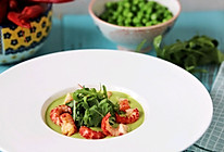 #花10分钟，做一道菜！# 小龙虾豌豆浓汤的做法