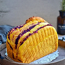 南瓜紫薯面包#柏翠辅食节-烘焙零食#