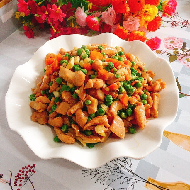 青豆鸡丁的做法