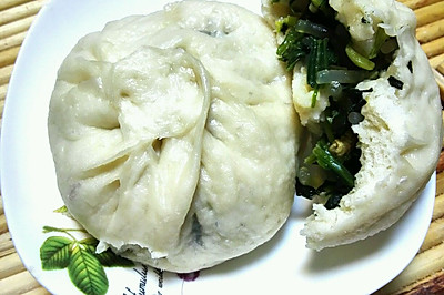 送秋波～菠菜大包