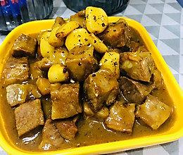 蒜香牛肉粒，在家里也可以做美食达人的做法