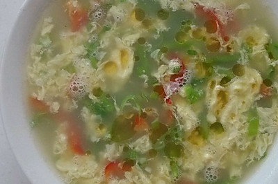海米芦笋(鸡蛋)汤