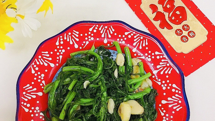 清炒茼蒿