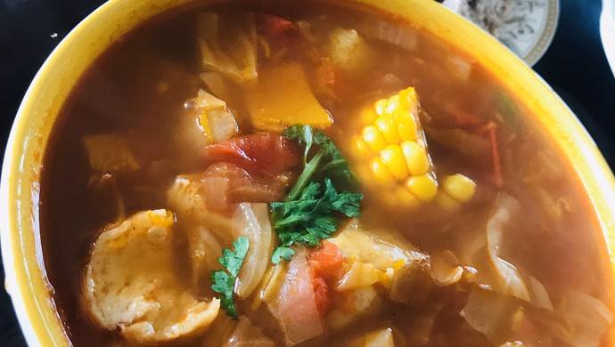 刷脂蔬菜浓汤/番茄玉米浓汤