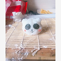 好好吃的小熊猫饭团寿司卷的做法图解14