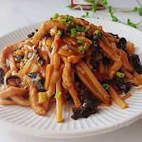 酸辣脆笋酱肉丝的做法图解8