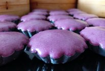 奶香紫薯发糕的做法