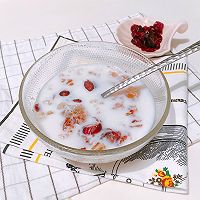 蔓越莓桃胶牛奶的做法图解6