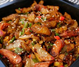 炒鸡好吃的干锅肥肠的做法