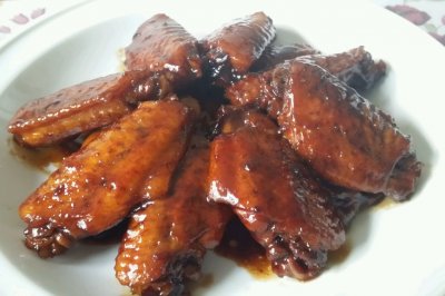 可乐鸡翅 cola chicken wings