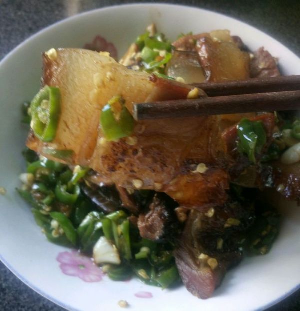 青椒炒腊肉