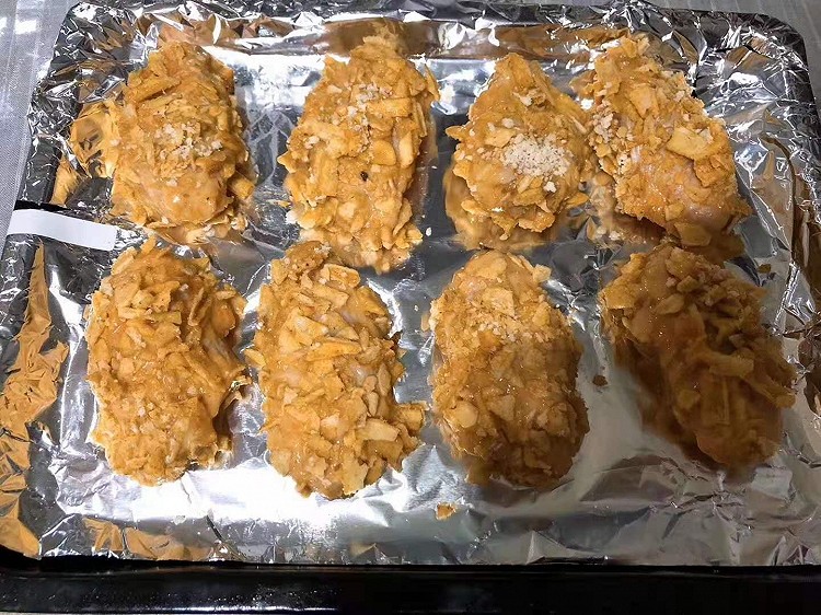 快手烤箱菜谱--薯片鸡翅的做法