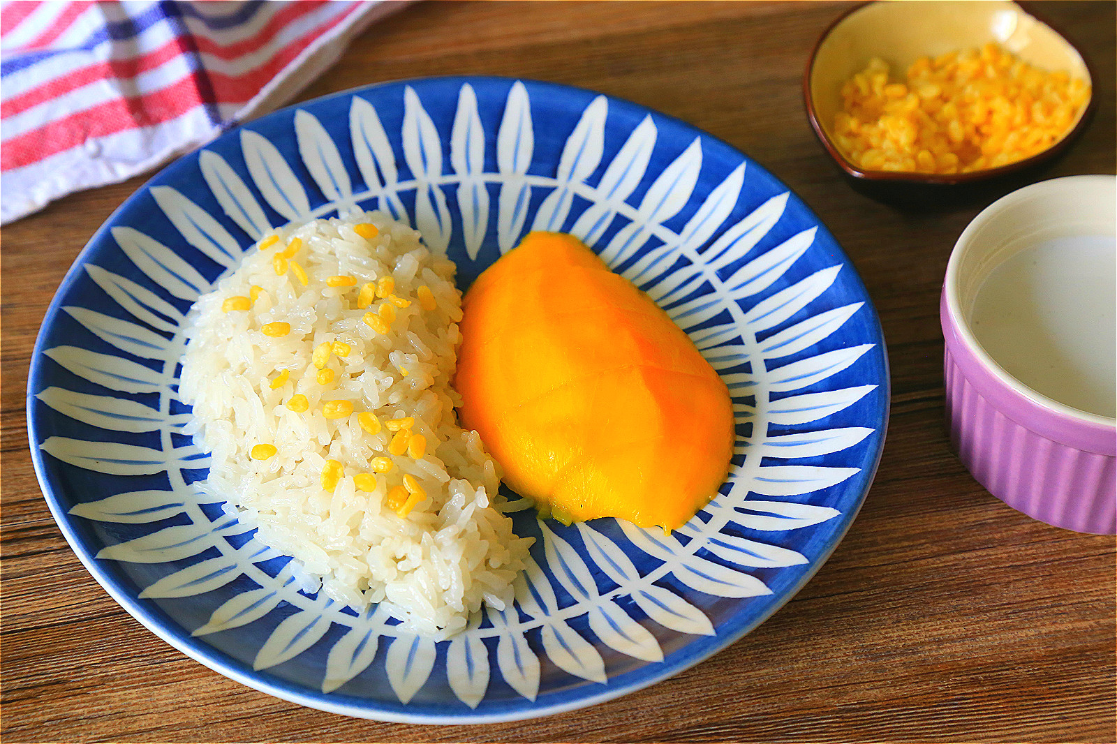 泰国芒果糯米饭怎么做_泰国芒果糯米饭的做法视频_stta小铭_豆果美食