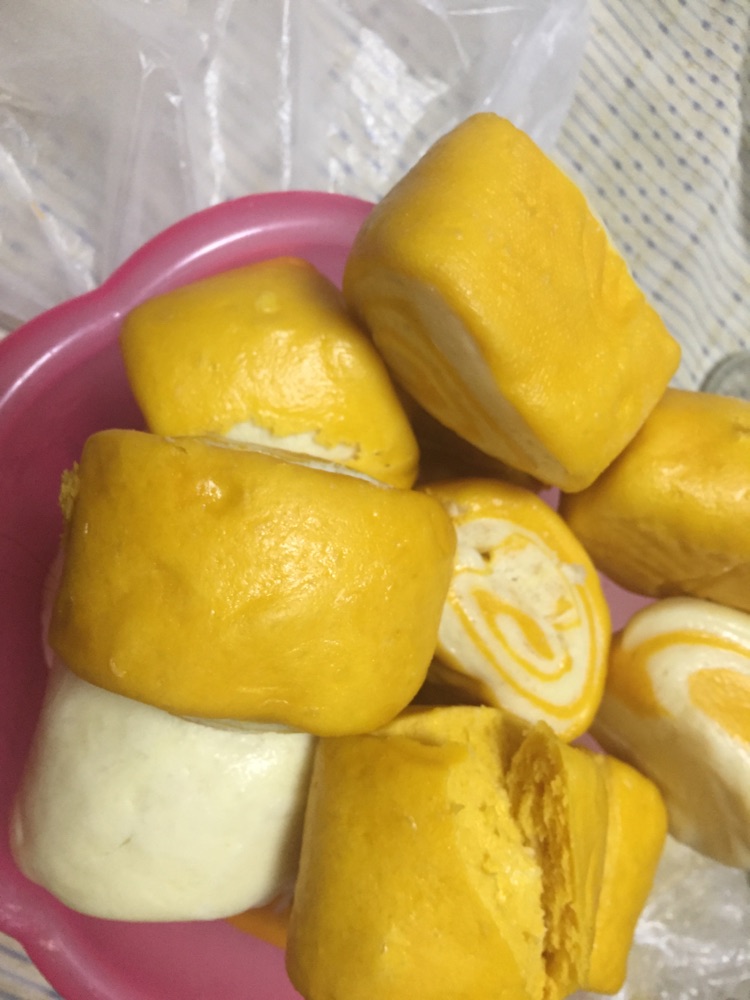 椰香南瓜馒头的做法图解15