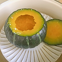 南瓜蒸蛋羹的做法图解2