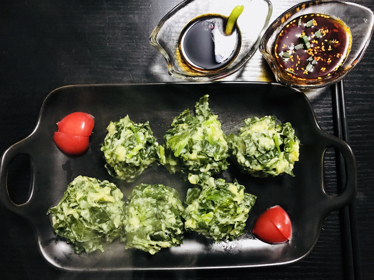 菠菜~菜疙瘩两吃的做法