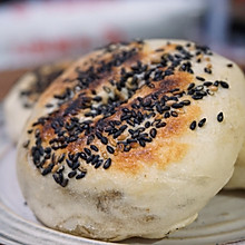 椒盐烧饼肉夹儿-烧饼