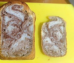 #憋在家里吃什么#大理石纹面包的做法