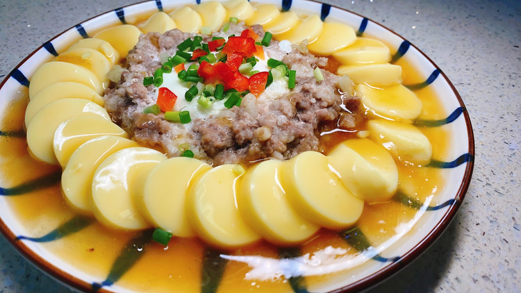 日本豆腐酿肉鸡蛋的做法