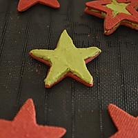 送给小孩子的儿童节礼物：星星抹茶夹心饼干的做法图解13
