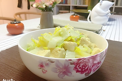 养肥老公的36道菜：13白菜炖豆腐
