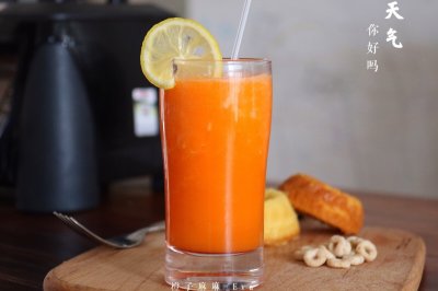 夏季饮品-红萝卜雪梨汁