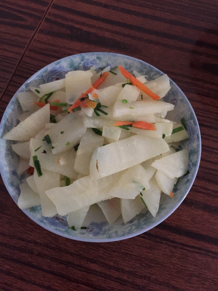 清炒白地瓜的做法图解3