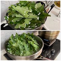 辽宁特色美食桲椤叶饼的做法图解9
